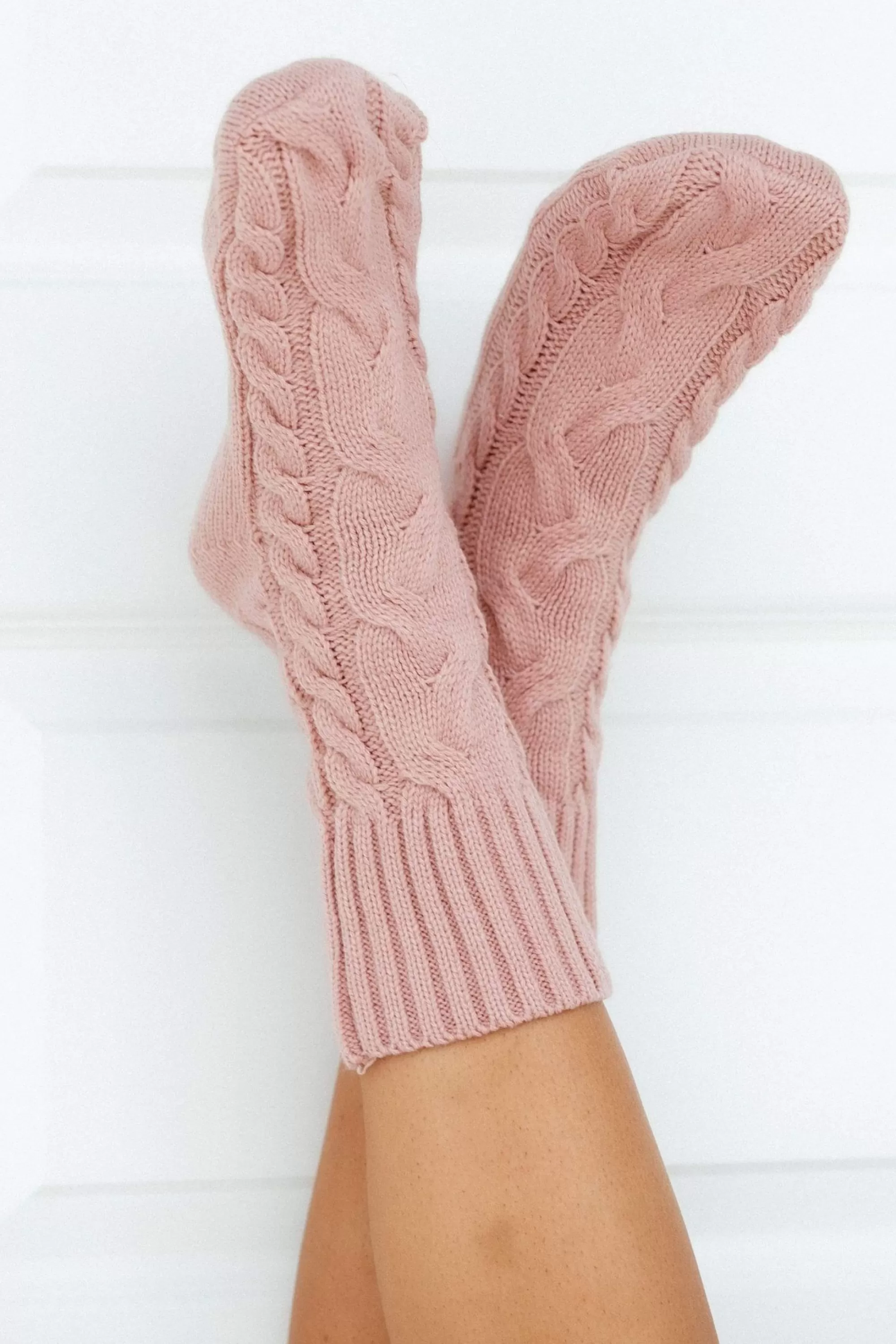 Vrouw Lounge Underwear Cosy Gebreide Sokken