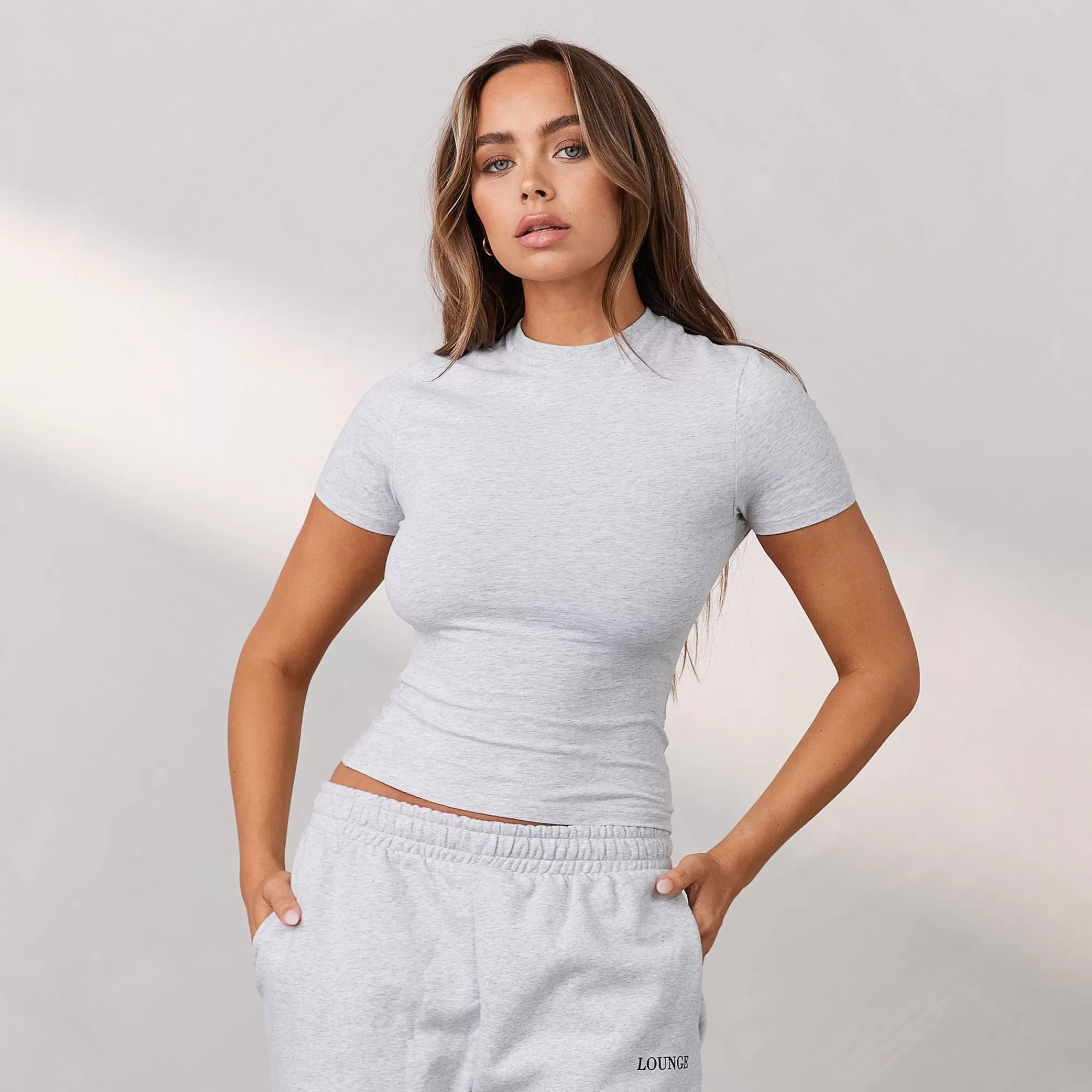 Vrouw Lounge Underwear Essential Getailleerd T-Shirt Met Korte Mouwen