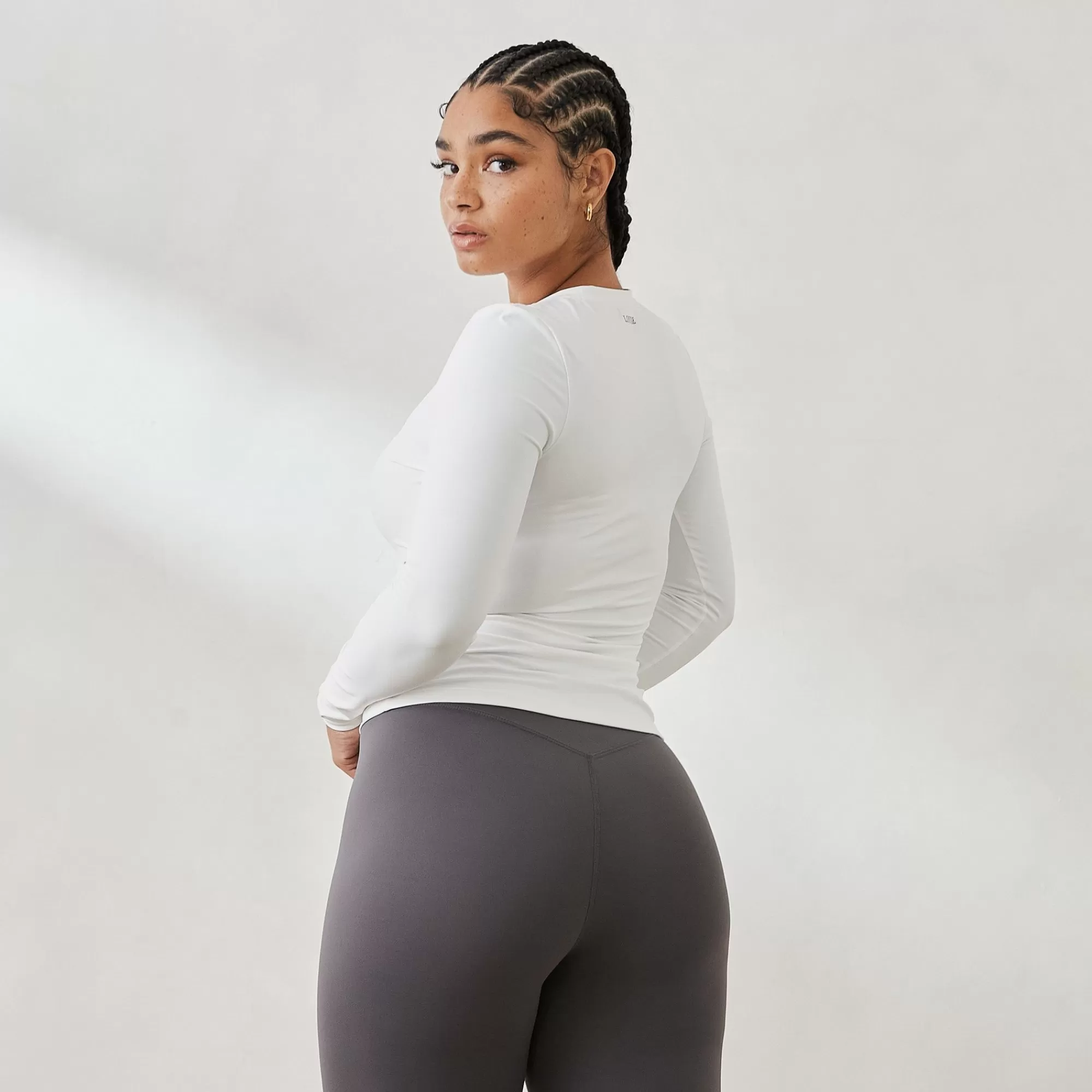 Vrouw Lounge Underwear Essential Top Met Lange Mouwen & Rits