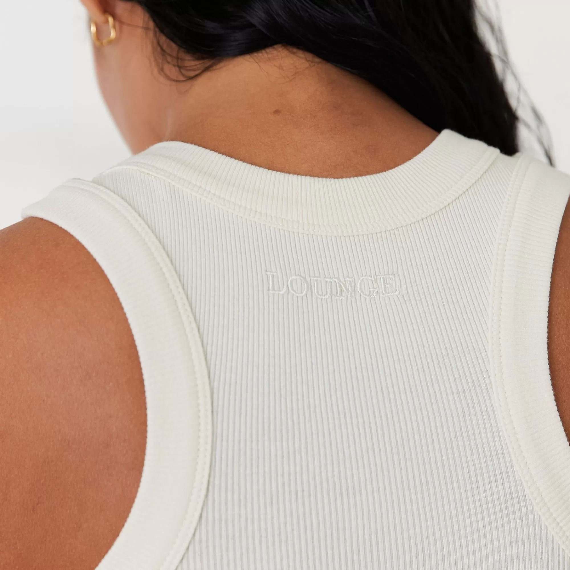 Vrouw Lounge Underwear Geribd Racerback Top X Jess Hunt