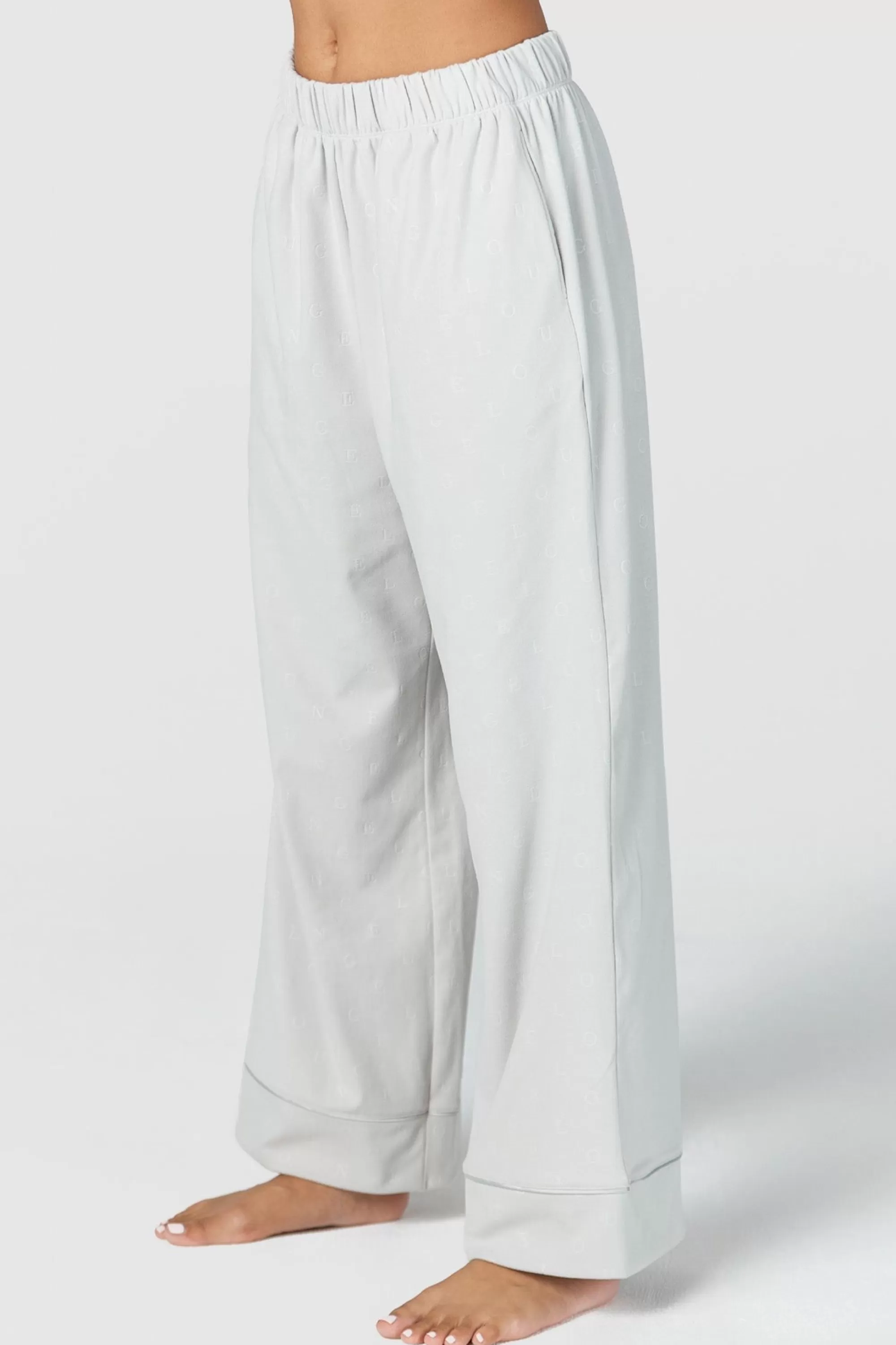 Vrouw Lounge Underwear Luxury Embossed Pyjamabroek