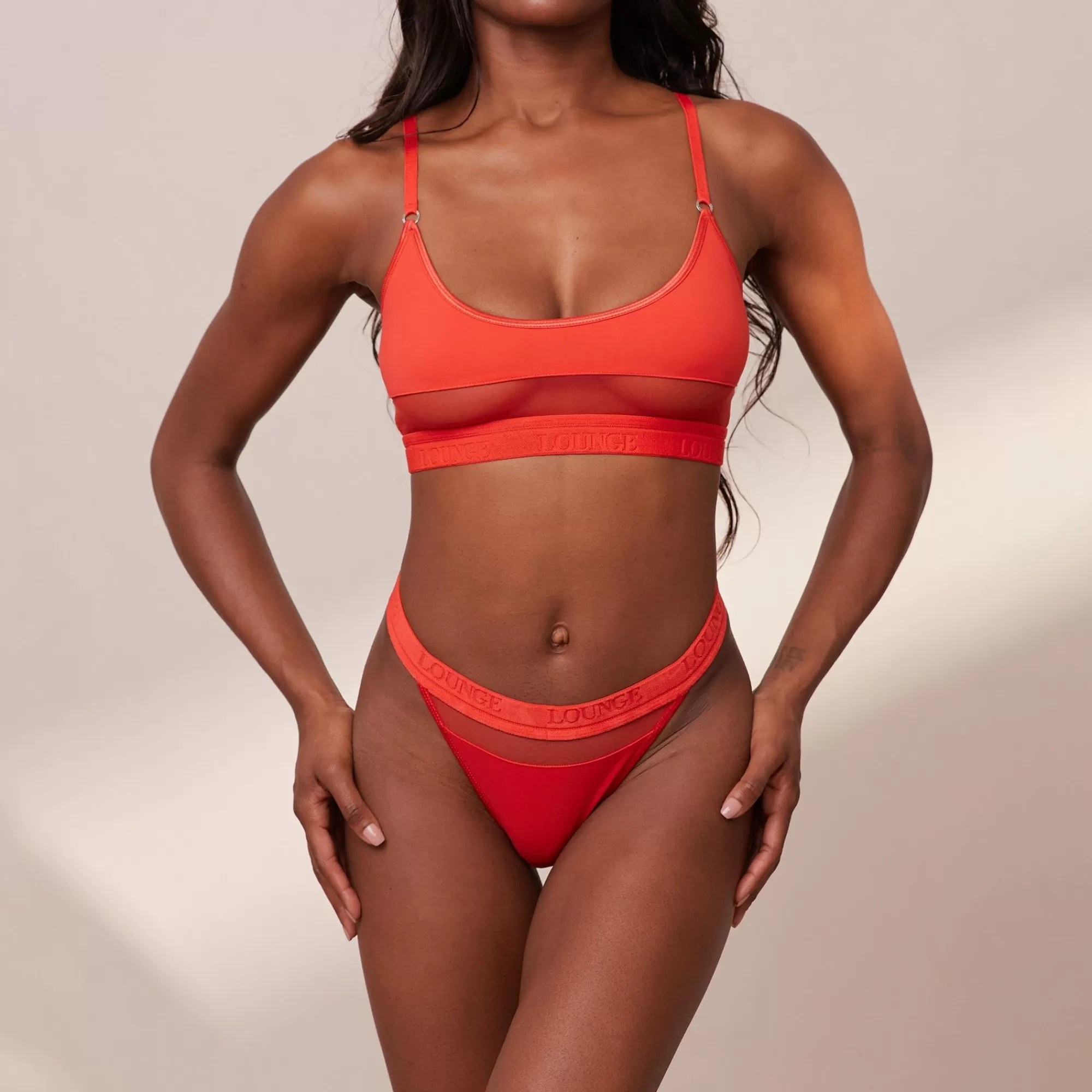 Vrouw Lounge Underwear Mesh Bh