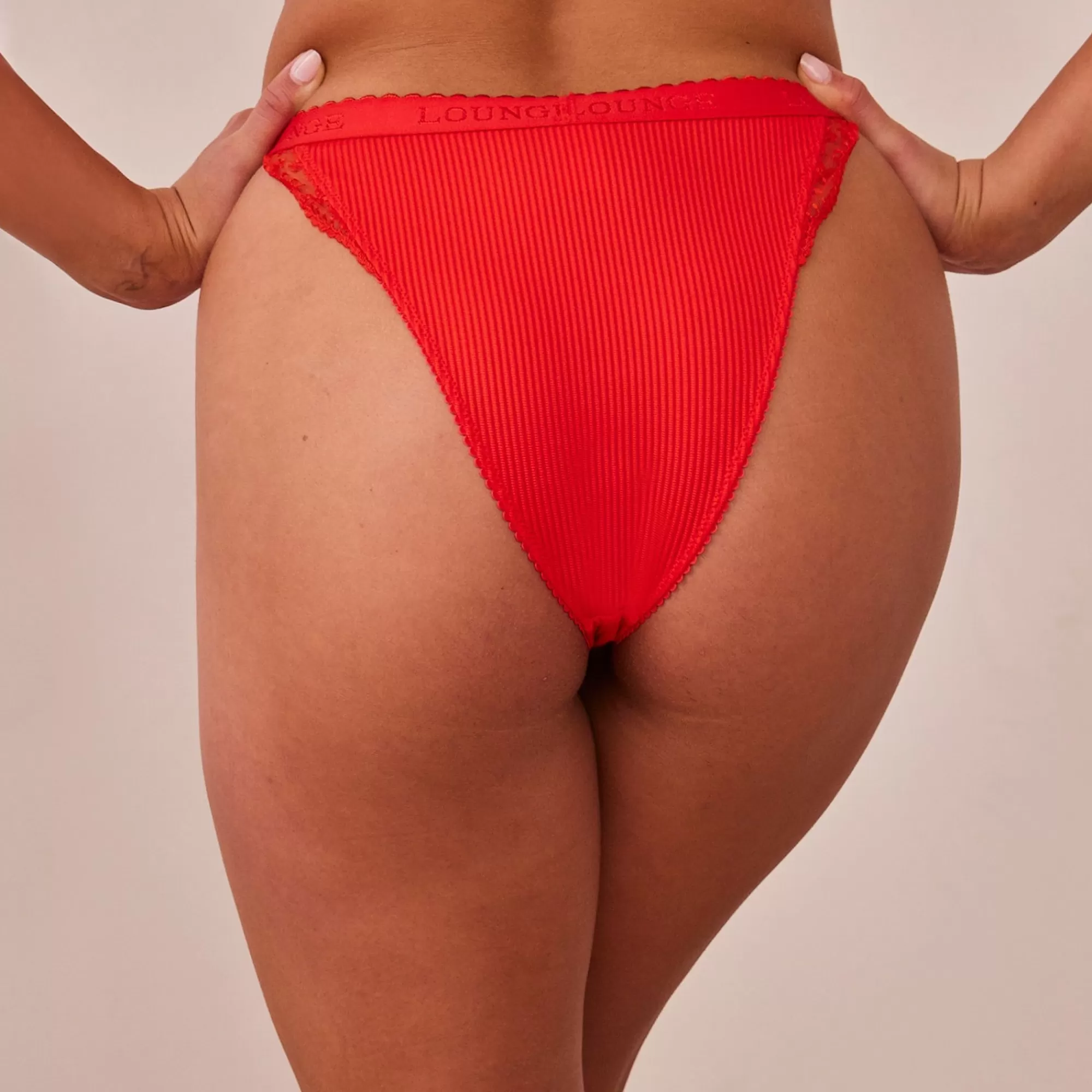 Vrouw Lounge Underwear Ribbed Slip