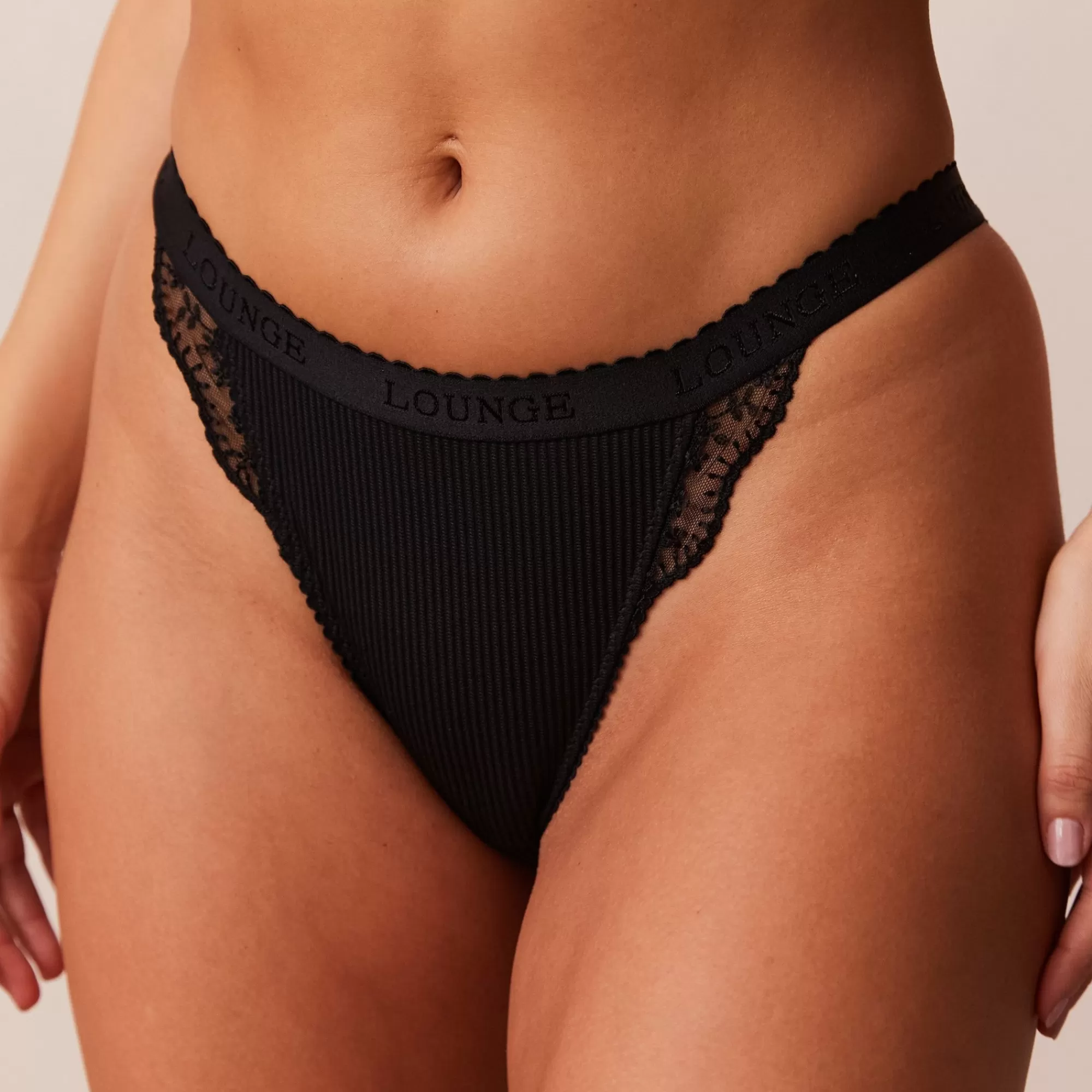 Vrouw Lounge Underwear Ribbed Slip