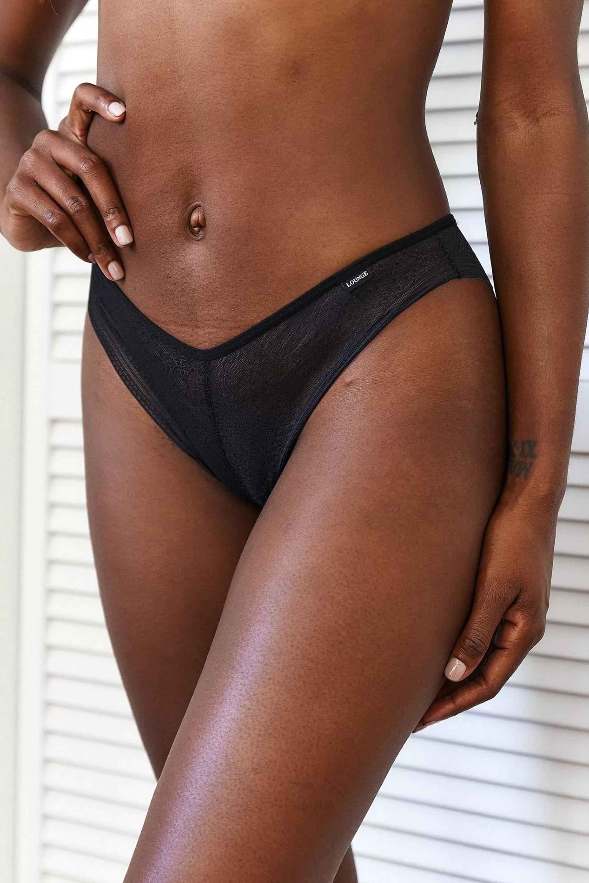 Vrouw Lounge Underwear Seamless Barely There Cheeky Slip