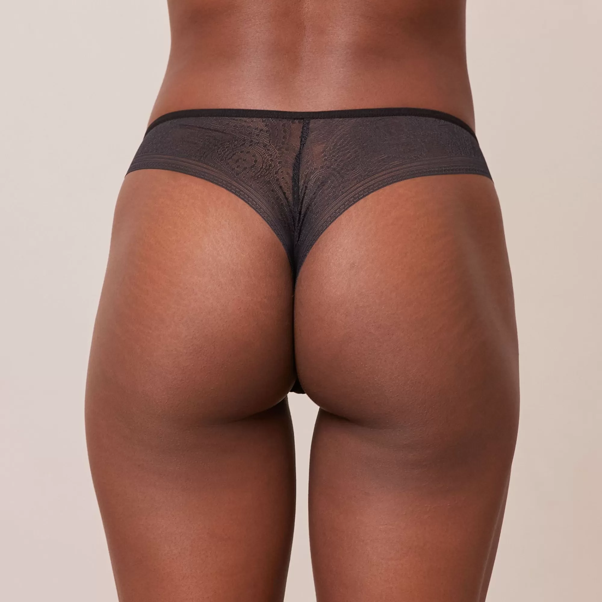Vrouw Lounge Underwear Seamless Lace Cheeky Slip