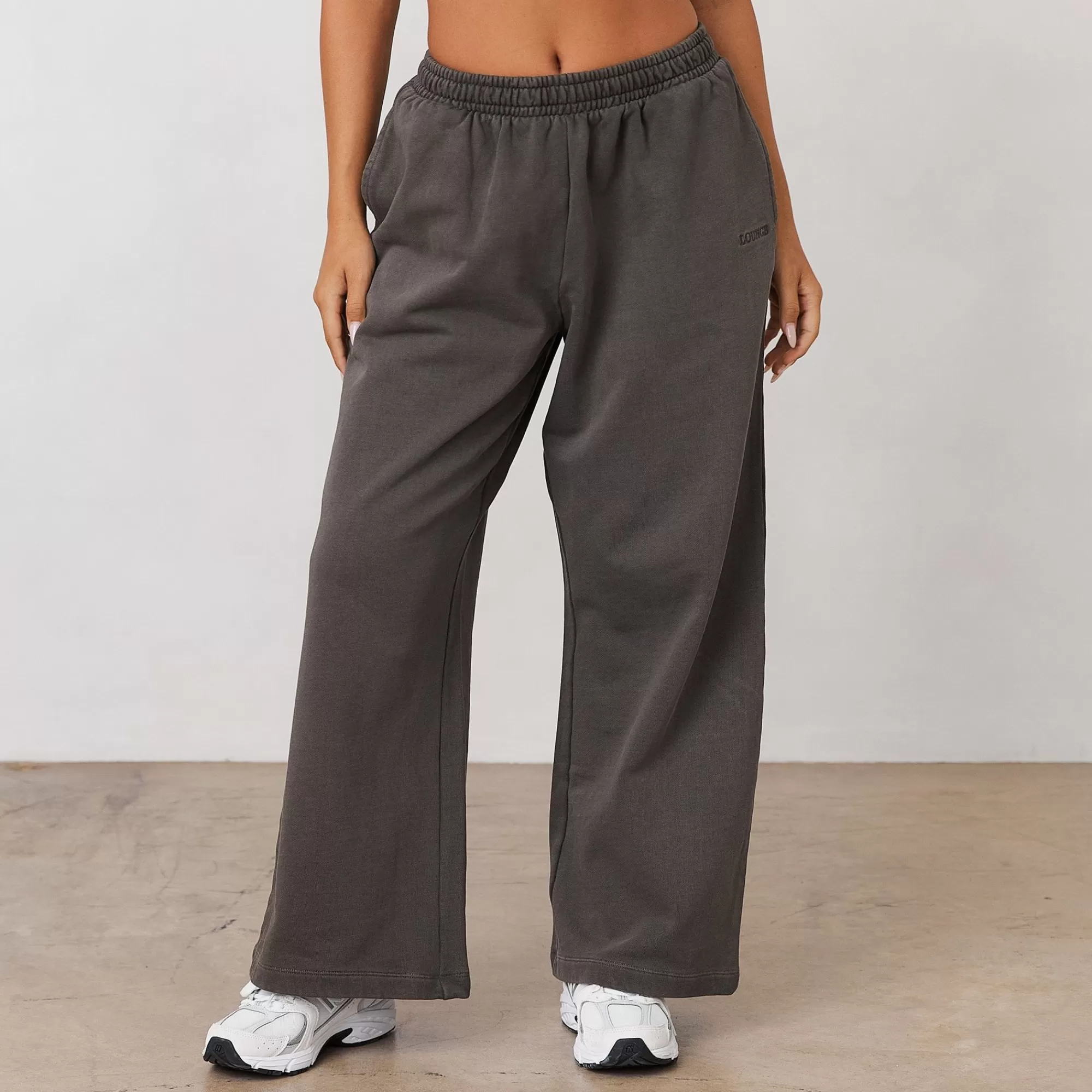 Vrouw Lounge Underwear Signature Joggingbroek Met Wijde Pijpen