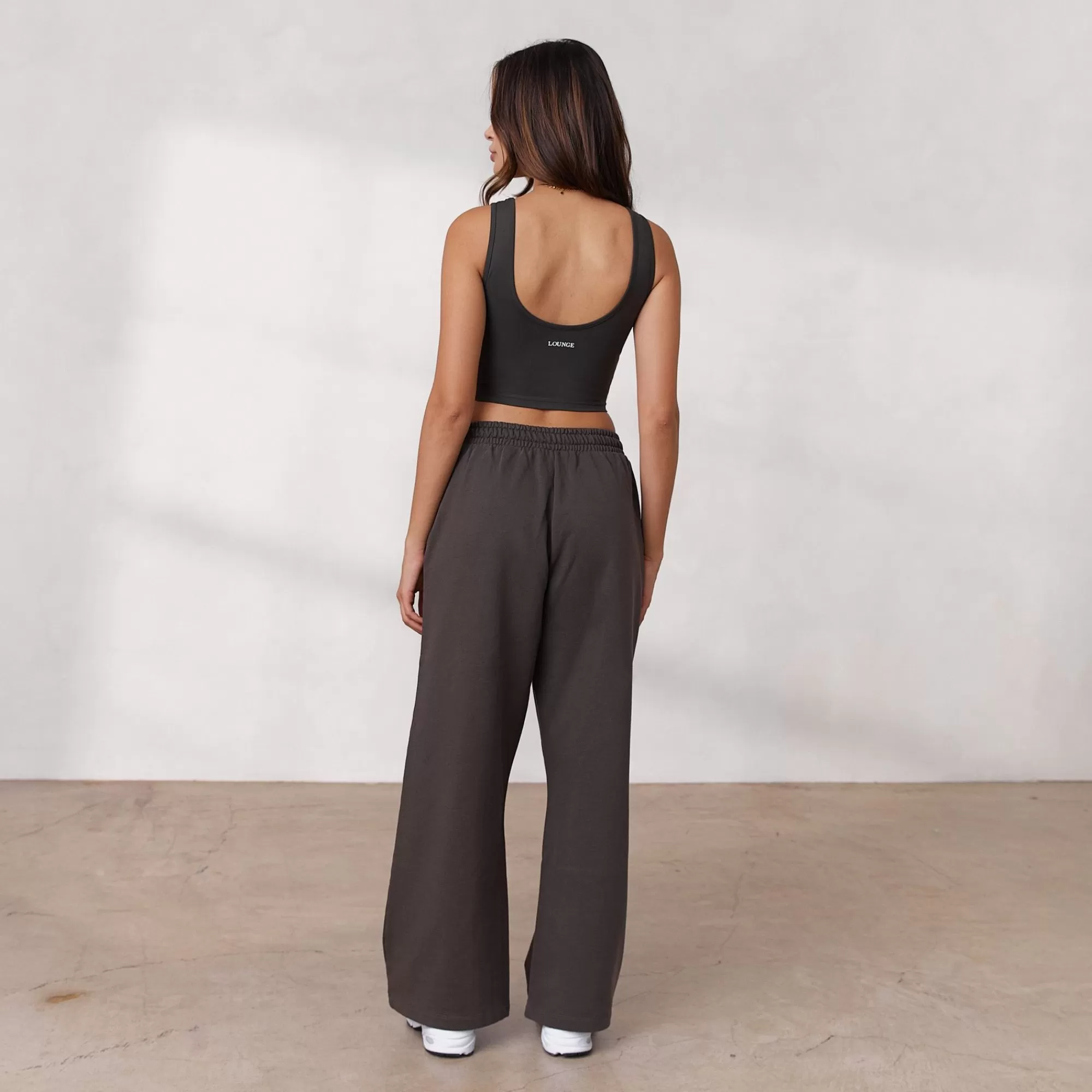 Vrouw Lounge Underwear Signature Joggingbroek Met Wijde Pijpen