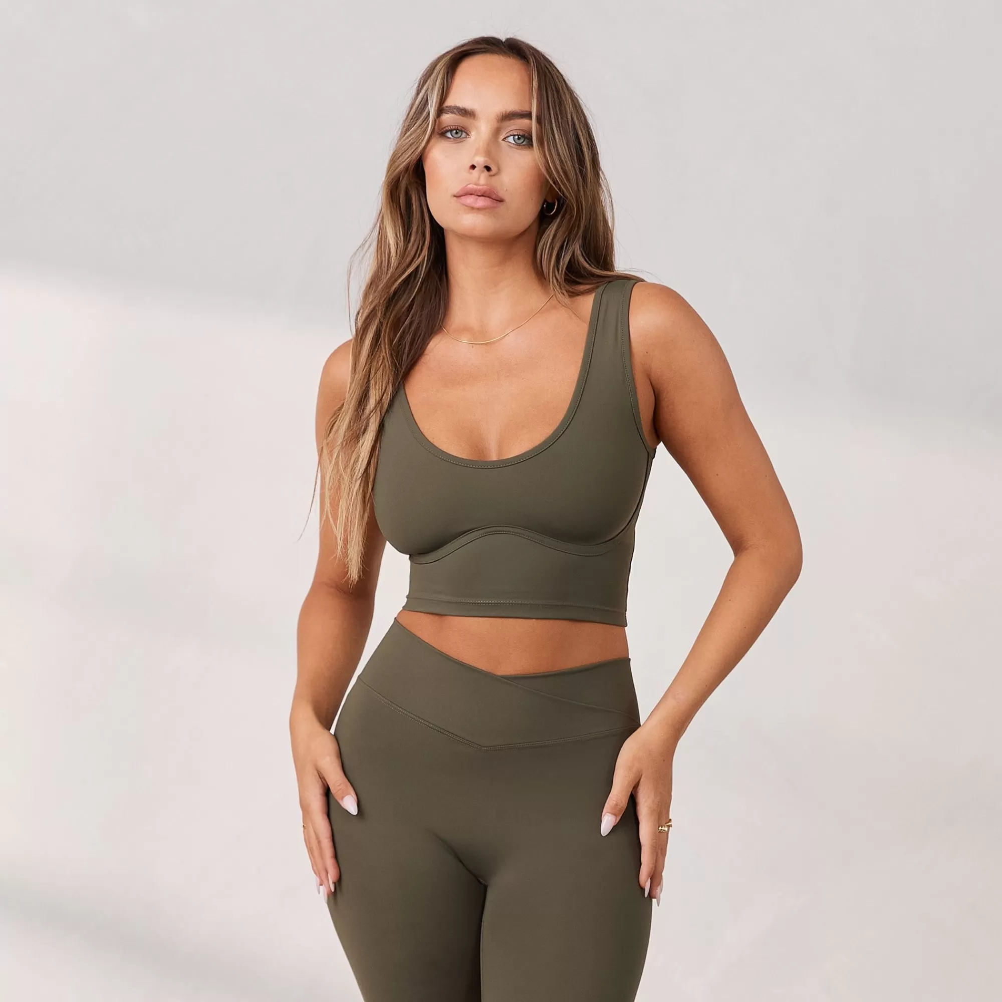 Vrouw Lounge Underwear Silhouette Cropped Top