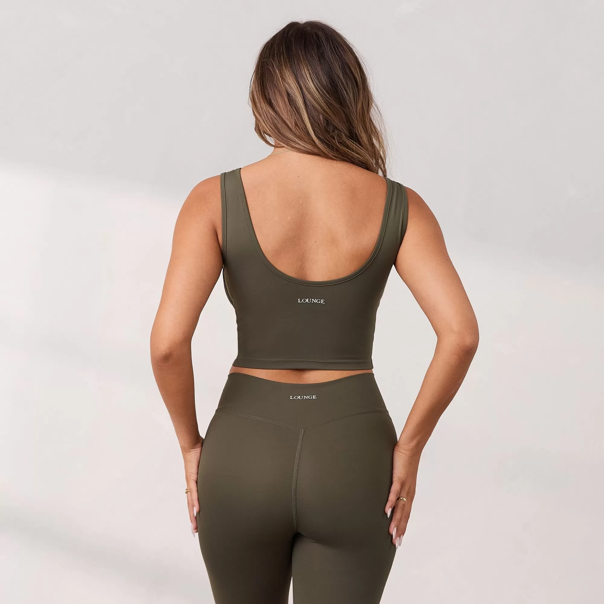 Vrouw Lounge Underwear Silhouette Cropped Top