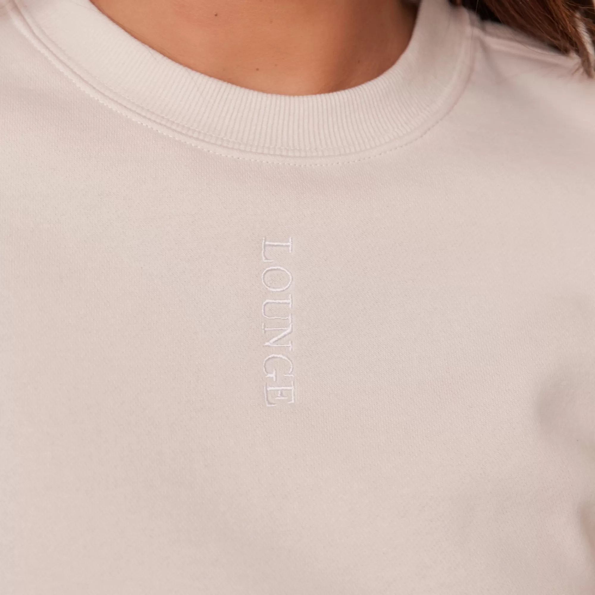 Vrouw Lounge Underwear Trui Met Ronde Hals